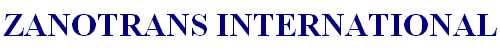 ZANOTRANS INTERNATIONAL Cestná nákladná doprava